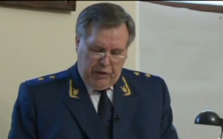 Видео. Выступление Главного обвинителя В.Илюхина на процессе военного трибунала Общероссийского офицерского собрания по делу о противоправной и разрушительной деятельности В.Путина