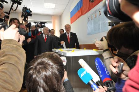 Г.А. Зюганов: Я сегодня проголосовал за образованную, здоровую, умную и преуспевающую Россию, чтобы граждане страны не чувствовали себя крепостными и военнопленными