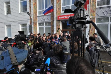 Г.А. Зюганов: Я сегодня проголосовал за образованную, здоровую, умную и преуспевающую Россию, чтобы граждане страны не чувствовали себя крепостными и военнопленными