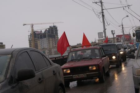 Сталинградский автопробег в поддержку Г.А. Зюганова
