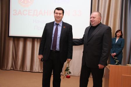 Депутат Госдумы Олег Лебедев награждён Почётной грамотой тульского парламента