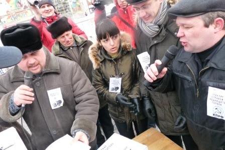 Видео. Народное вече в Саратове 17 марта 2012 года