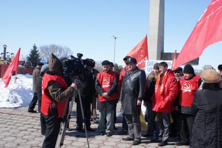 Акция протеста против нелегитимных выборов президента. Карачаево-Черкессия: Ложь – оружие путинской власти