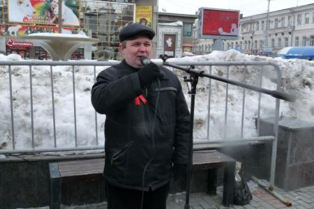 Акция протеста против нелегитимных выборов президента. Саратовская область: Даешь честные выборы! Фальсификаторов под суд!     