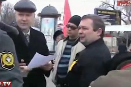 Видео. Саратовская область: Еиноросса на единоросса менять - только время терять
