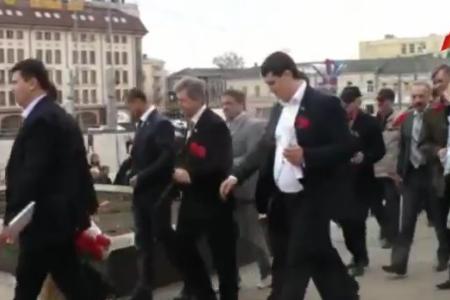Видео. Тула: Митинг и возложение цветов к памятнику В.И. Ленина