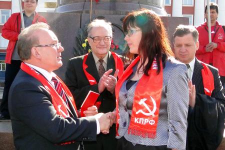 Курск: Ленин – наше знамя!
