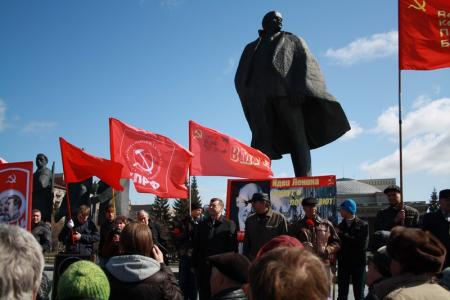 Новосибирцы отпраздновали День рождения Ленина
