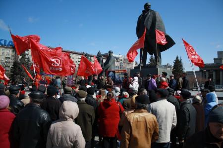 Новосибирцы отпраздновали День рождения Ленина