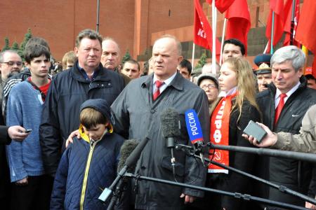 Возложение цветов к Мавзолею  посвященное 142-й годовщине со дня рождения В.И. Ленина (Фоторепортаж)