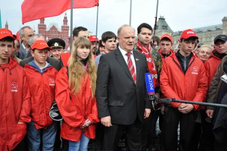 Возложение цветов к Мавзолею  посвященное 142-й годовщине со дня рождения В.И. Ленина (Фоторепортаж)