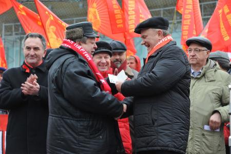 «Нет базе НАТО в России! Долой антинародный режим!» Митинг протеста в Москве