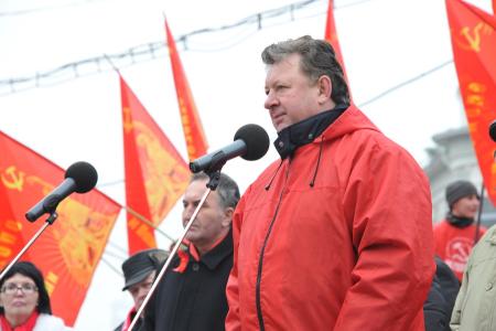 «Нет базе НАТО в России! Долой антинародный режим!» Митинг протеста в Москве