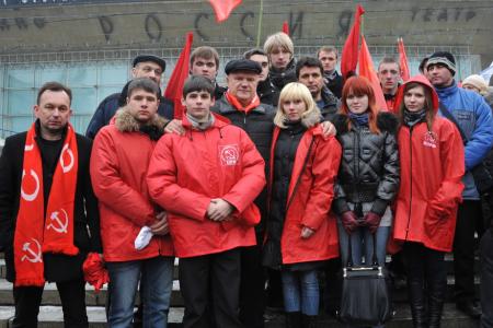 «Нет базе НАТО в России! Долой антинародный режим!» Митинг протеста в Москве
