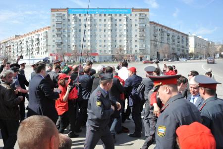 НАТО не пройдет! Репортаж о митинге КПРФ в городе Ульяновске