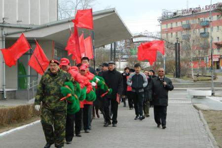 Бурятия, Улан-Удэ: К 142-й годовщине со дня рождения В.И. Ленина