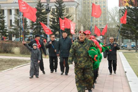 Бурятия, Улан-Удэ: К 142-й годовщине со дня рождения В.И. Ленина