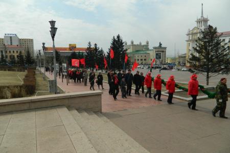 Бурятия, Улан-Удэ: К 142-й годовщине со дня рождения В.И. Ленина