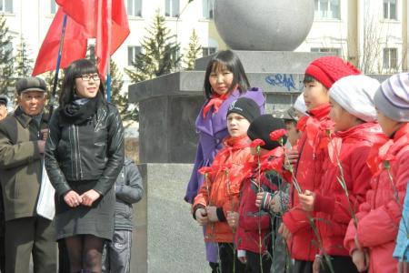 Бурятия, Улан-Удэ: К 142-й годовщине со дня рождения В.И. Ленина