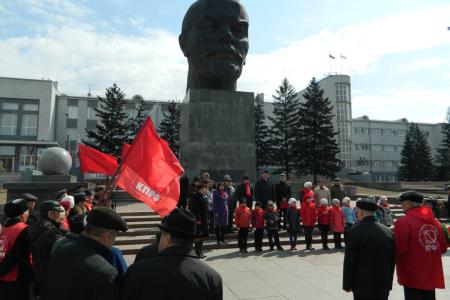 Бурятия, Улан-Удэ: К 142-й годовщине со дня рождения В.И. Ленина