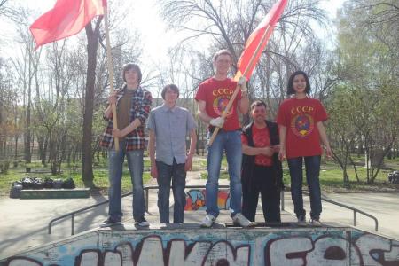 Самарская область, г.Жигулевск: В одном ряду с Лениным!