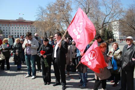 В Тюменской области коммунисты отметили день рождения В.И. Ленина пикетами и митингами