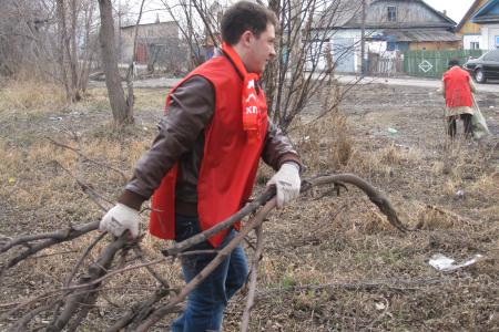 Апрельский субботник в Кемерово