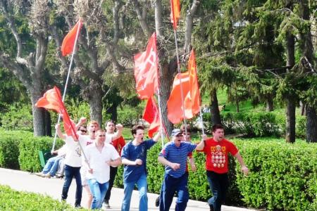 Саратов. Агитационный «красный» пробег