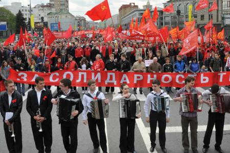 Защищая правду, добро и справедливость. Красный Первомай в Москве