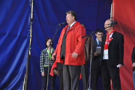 Защищая правду, добро и справедливость. Красный Первомай в Москве