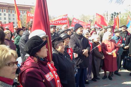 В Тюменской области прошли первомайские митинги и демонстрации