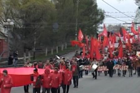 Видео. Первомай в Омске