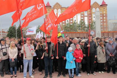 Амурская область: Никто не забыт, ничто не забыто! В Благовещенске отметили День Победы