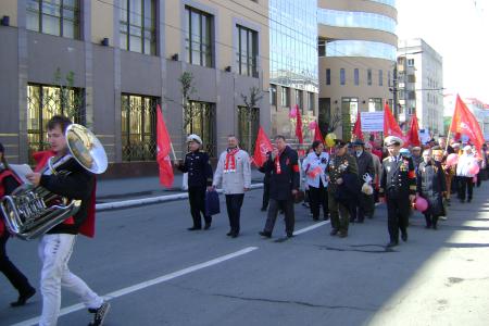 Первомайская демонстрация и митинг в Удмуртии