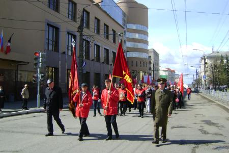 Первомайская демонстрация и митинг в Удмуртии
