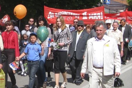Ростовская область. Первомай в Новочеркасске: в поддержку народного мэра