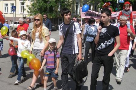 Ростовская область. Первомай в Новочеркасске: в поддержку народного мэра