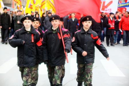 В Новосибирске прошла первомайская демонстрация
