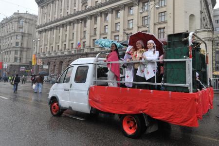 Марш-шествие КПРФ 9 мая 2012 года в Москве (Фоторепортаж)