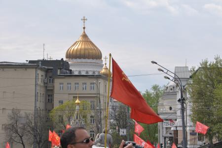 Защищая правду, добро и справедливость. Красный Первомай в Москве