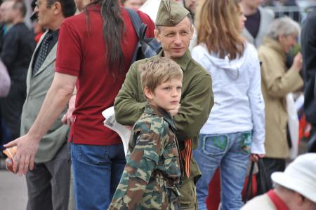 Марш-шествие КПРФ 9 мая 2012 года в Москве (Фоторепортаж)