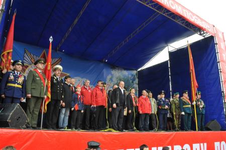 Марш-шествие КПРФ 9 мая 2012 года в Москве (Фоторепортаж)