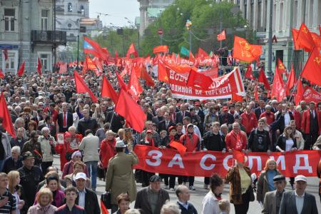 Защищая правду, добро и справедливость. Красный Первомай в Москве