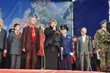 Марш-шествие КПРФ 9 мая 2012 года в Москве (Фоторепортаж)