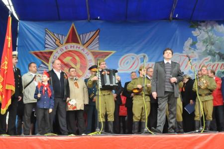 Марш-шествие КПРФ 9 мая 2012 года в Москве (Фоторепортаж)