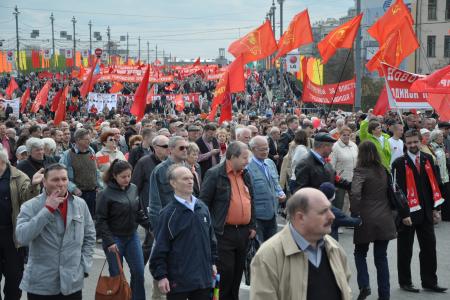 Защищая правду, добро и справедливость. Красный Первомай в Москве