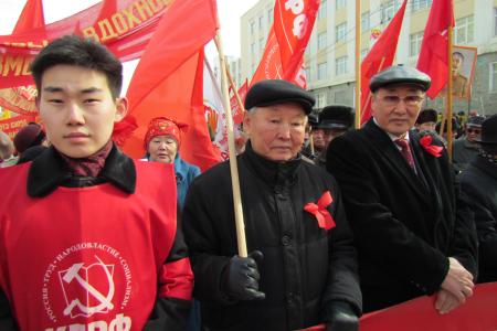 Первомайская демонстрация в Якутске прошла под знаменем борьбы против диктатуры обмана и лжи