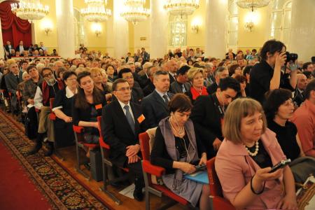 «Правда» на все времена. В Колонном зале Дома Союзов прошел праздничный вечер, посвященный 100-летию главной партийной газеты