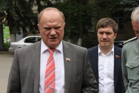 Г.А. Зюганов прибыл на Ставрополье. Состоялись встречи с партактивом и губернатором края