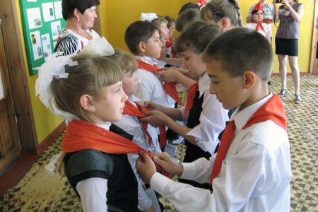 Тамбовские пионеры отмечают славный юбилей